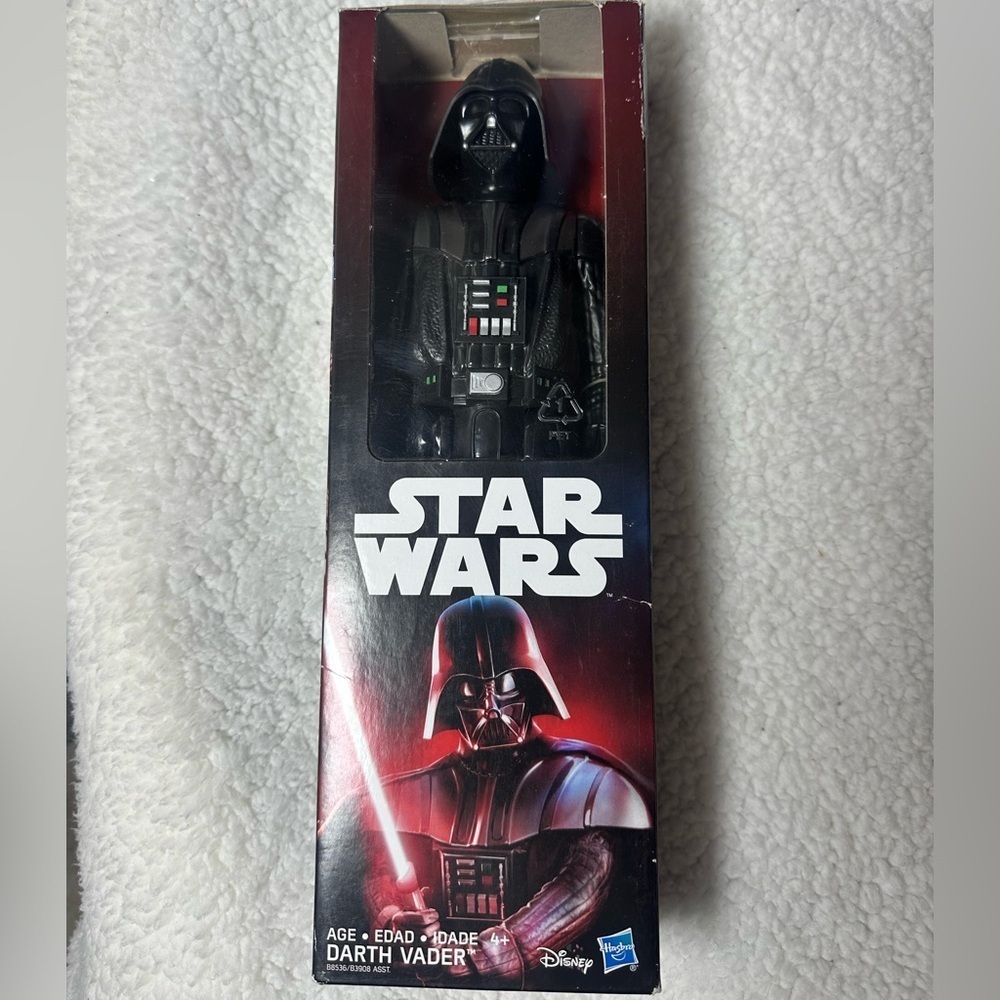 Hasbro Disney Star Wars Darth Vader Figure - Black and Red in Box